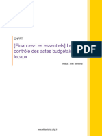 Finances Locales - Controle - Actes - Budgetaires - Locaux