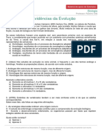 Materialdeapoioextensivo Biologia Exercicios Evidencias Da Evolucao