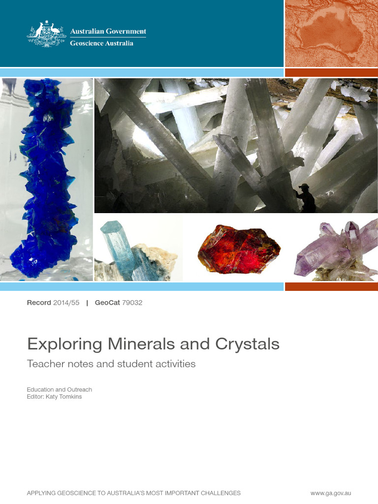 Exploring Minerals and Crystals Guide | PDF | Minerals | Crystal