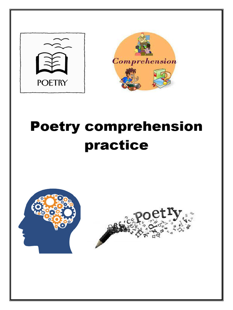 2023 Poetry Comprehension Practice PDF Psychology