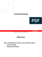 Creating Routings