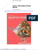 Macroeconomics 13th Edition Parkin Solutions Manual