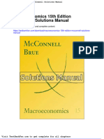 Macroeconomics 15th Edition Mcconnell Solutions Manual