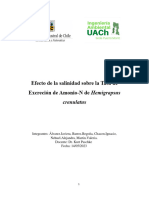 Informe Excreción de Amonio-N