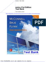 Macroeconomics 21st Edition Mcconnell Test Bank
