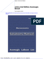 Macroeconomics 2nd Edition Acemoglu Solutions Manual