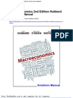 Macroeconomics 2nd Edition Hubbard Solutions Manual