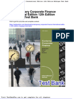 Contemporary Corporate Finance International Edition 12th Edition Mcguigan Test Bank