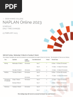 NAPLAN Online 2023 Student and Parent Information