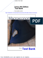 Macroeconomics 5th Edition Williamson Test Bank