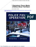 Police Field Operations Theory Meets Practice 2nd Edition Birzer Test Bank