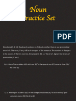 Noun Practice Set - 1