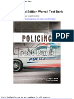 Policing 2nd Edition Worrall Test Bank