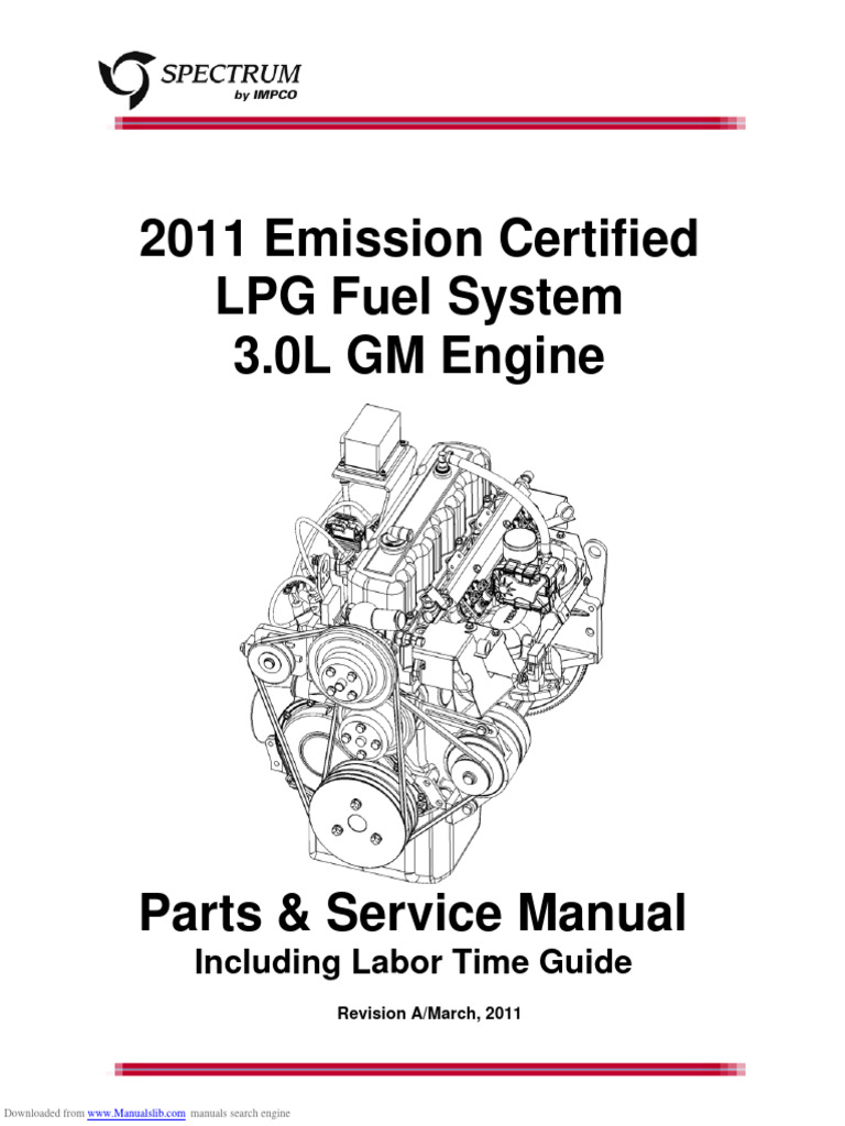 2011 Emission Certified LPG Fuel System 3.0L GM Engine: Including Labor ...