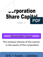 Chapter 15 Corporation-Share Capital