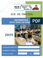 Matematica Ecr de Proceso 6to de Primaria 2019 (23720)
