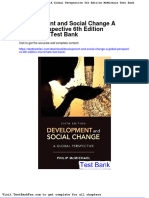 Development and Social Change A Global Perspective 6th Edition Mcmichale Test Bank