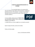 Día de Logro 2023 de La Institución Educativa "La Victoria"