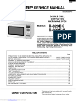 Service Manual: Double Grill Convection Microwave Oven Models