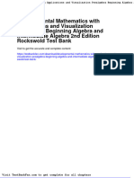 Developmental Mathematics With Applications and Visualization Prealgebra Beginning Algebra and Intermediate Algebra 2nd Edition Rockswold Test Bank