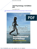 Developmental Psychology 1st Edition Keil Test Bank