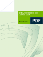 NVIDIA Video Codec SDK Samples Guide