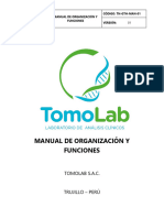 Manual de Organizacion y Funciones 2023 - Tomolab