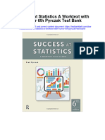 Success at Statistics A Worktext With Humor 6th Pyrczak Test Bank