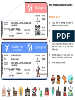 Boarding Pass Template