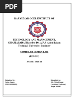 CD (KCS - 552) Lab File