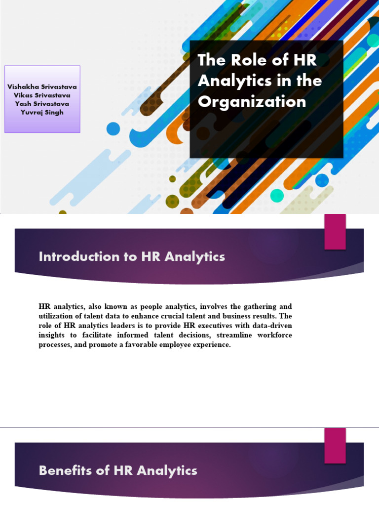 The Role of HR Analytics in The Organization | PDF | Analytics
