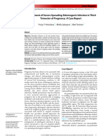 Management of Severe Spread Infection in Third Semester of Pregnancy