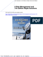 Principles of Risk Management and Insurance 11th Edition Rejda Solutions Manual