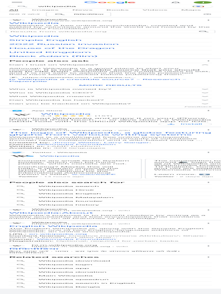 GOOGLE WIKIP DIA visual data 4