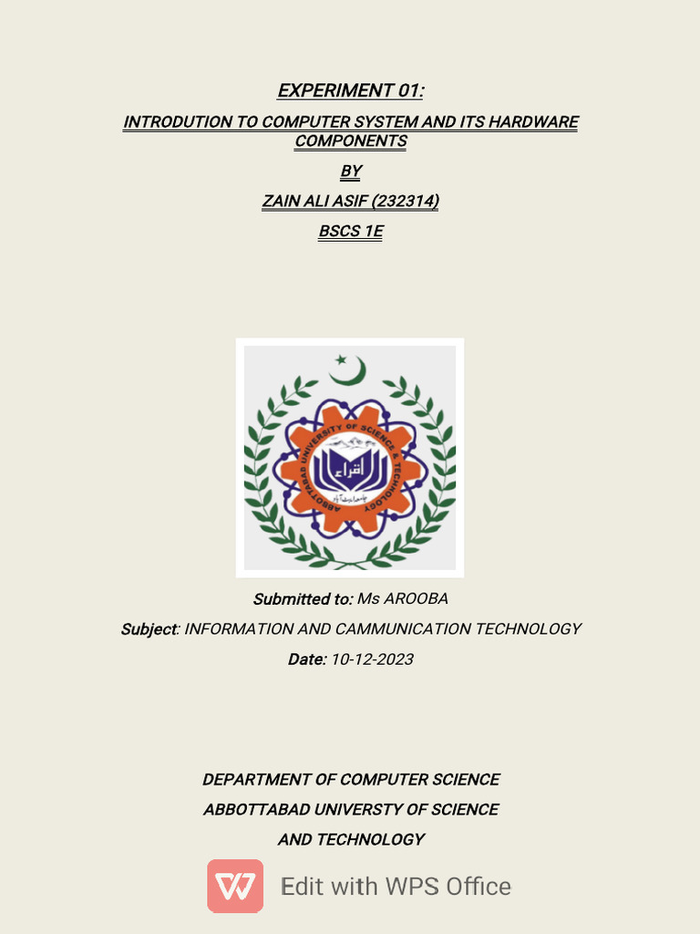 Assignment PDF Computer Data Storage Operating System