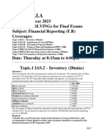 F.reporting - Final Exams Preparations