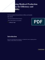 Modernizing Biodiesel Production Machinery For Efficiency and Sustainability