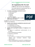 Résumé de Législation Du Travail