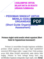 Pedoman Singkat Menilai Suatu Organisasi