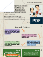 Analisis Pengarusutamaan Gender Dalam Strategi Pencegahan Pernikahan Dini Kementerian Agama