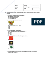 Soal SAS Pend. Pancasila Kelas 2