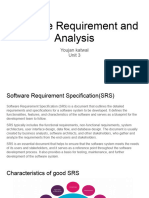 Software Requirement and Analysis