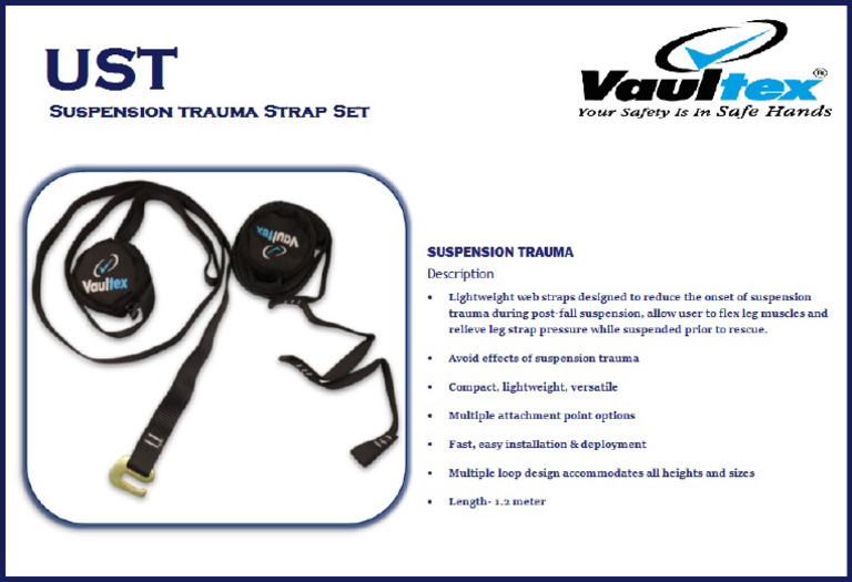 Suspension Trauma StrapData SheetVaultex Brand PDF