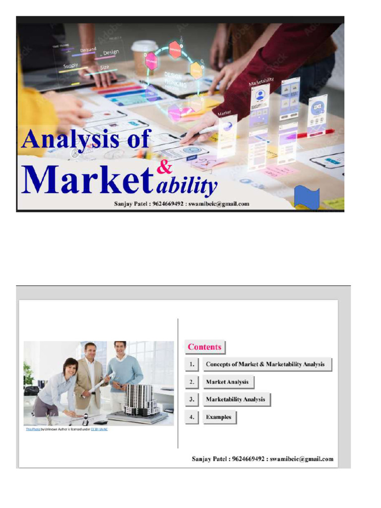 Marketability Analysis | PDF