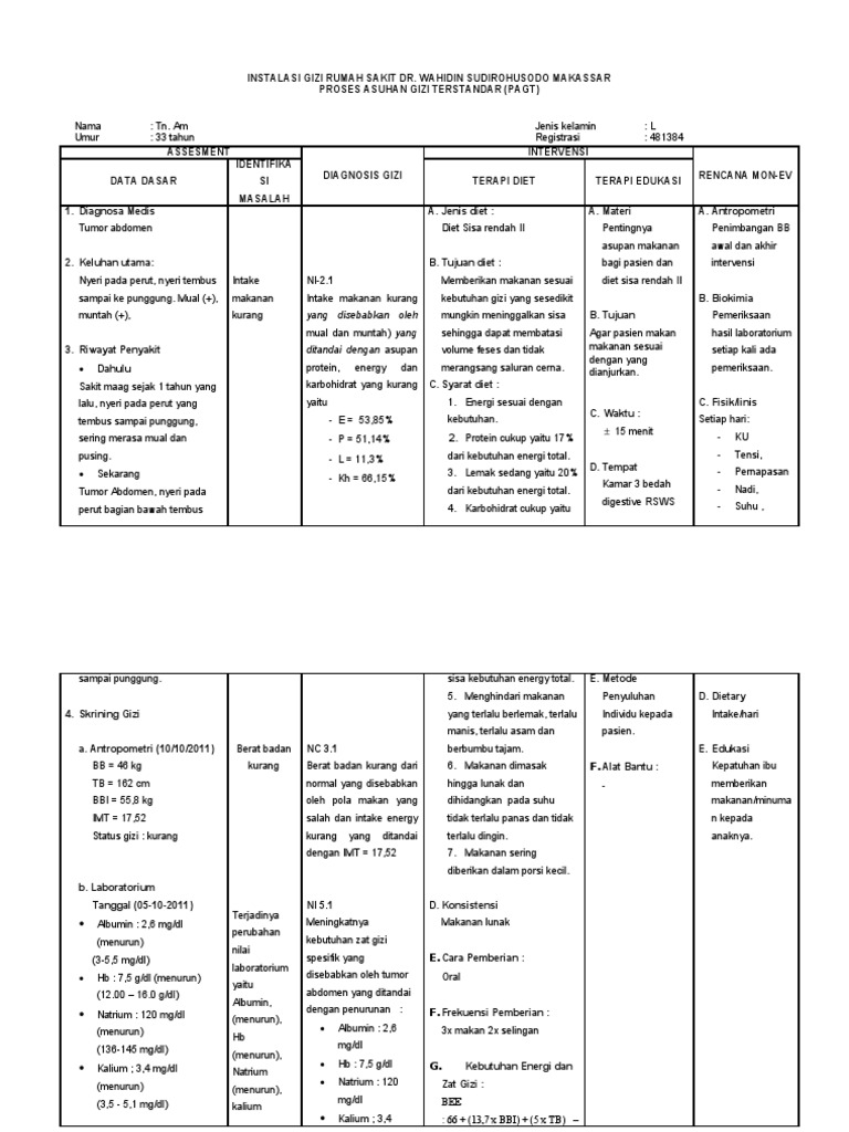 PAGT Tu Abdomen Fix | PDF