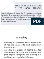 Annealing and Normalising