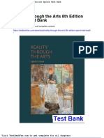 Reality Through The Arts 8th Edition Sporre Test Bank