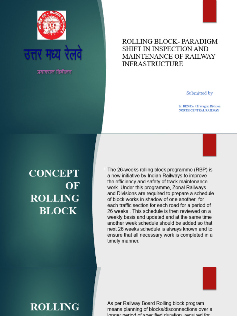 Rolling Block Program for Railway Maintenance | PDF | Rail Transport | Risk