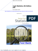 Seeing Through Statistics 4th Edition Utts Test Bank