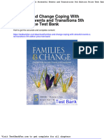 Families and Change Coping With Stressful Events and Transitions 5th Edition Price Test Bank